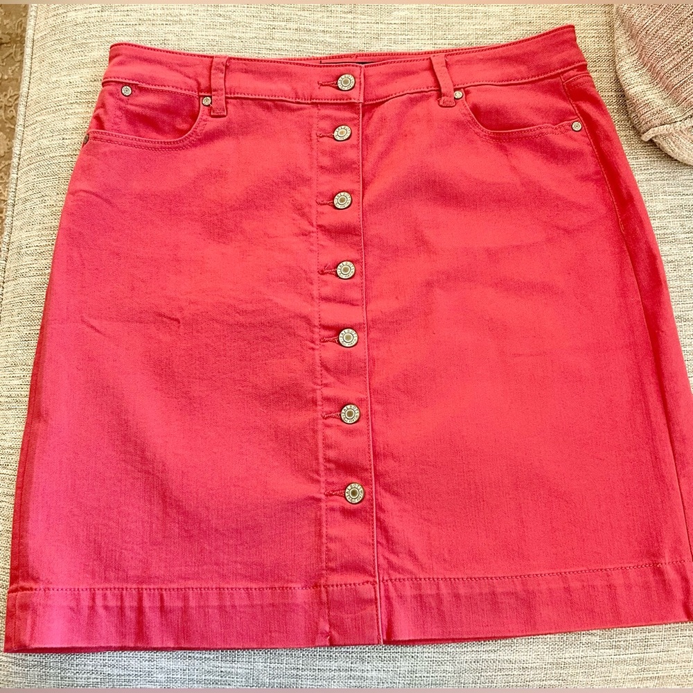 Talbots Denim skirt size 14p